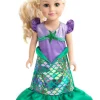 Doll Dress Ups>Little Adventures Doll Dress Classic Mermaid