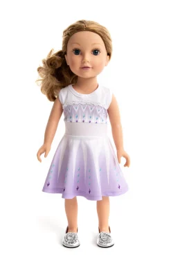 Doll Dress Ups>Little Adventures Doll Dress Ice Coronation Twirl