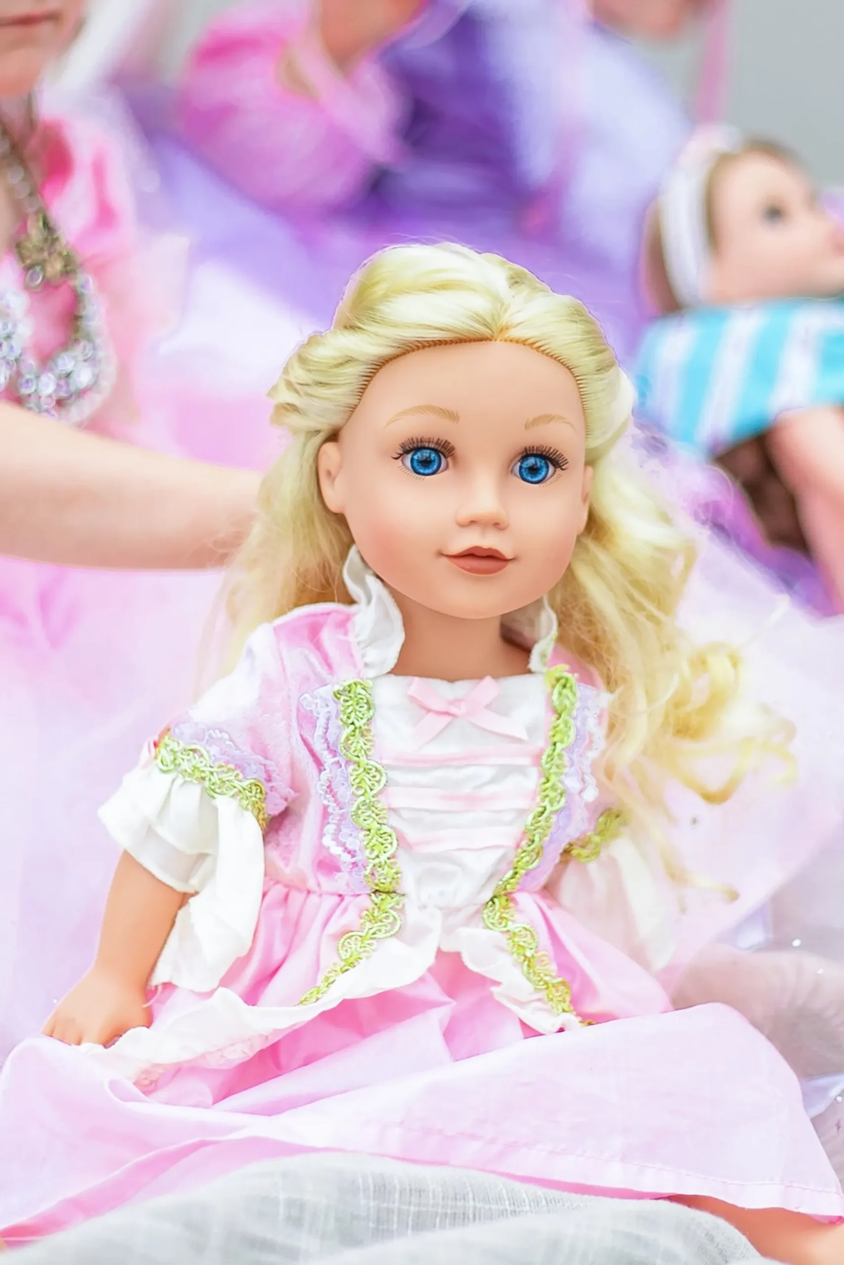 Doll Dress Ups>Little Adventures Doll Dress Pink Vintage Princess