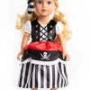 Pirates>Little Adventures Doll Dress Pirate With Headband