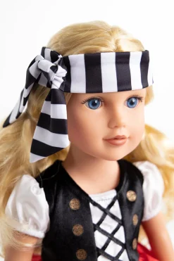 Pirates>Little Adventures Doll Dress Pirate With Headband