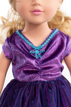 Doll Dress Ups>Little Adventures Doll Dress Purple Ice Princess