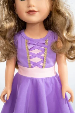 Doll Dress Ups>Little Adventures Doll Dress Rapunzel Twirl