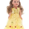 Doll Dress Ups>Little Adventures Doll Dress Yellow Beauty