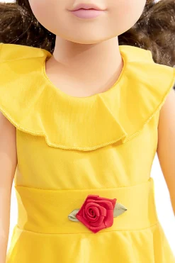 Doll Dress Ups>Little Adventures Doll Dress Yellow Beauty Twirl