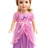 Doll Dress Ups>Little Adventures Doll Nightgown Rapunzel With Pink Robe