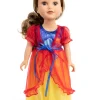 Doll Dress Ups>Little Adventures Doll Nightgown Snow White With Red Robe