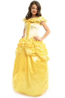 Princess Dresses>Little Adventures Enchanted Yellow Beauty