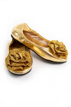 Accessories>Little Adventures Gold Sparkle Shoes *New Sizing*