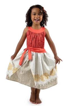 Dresses>Little Adventures Island Princess With Hair Clip