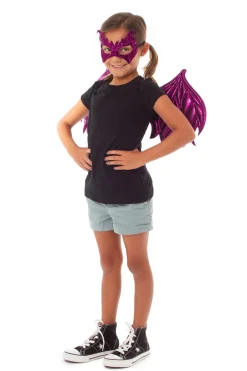 Knights & Dragons>Little Adventures Magenta Dragon Wings & Mask Set
