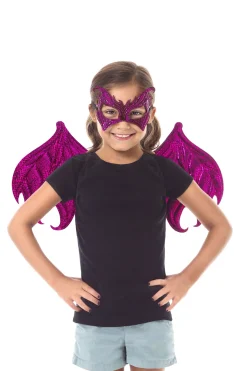 Accessories>Little Adventures Magenta Dragon Wings & Mask Set