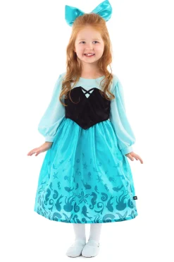 Dresses>Little Adventures Mermaid Day Dress With Bow