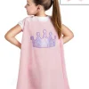 Cloaks>Little Adventures Pink Crown Cape & Mask Set