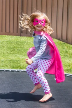 Dress Ups>Little Adventures Pink Hero Cape & Mask Set