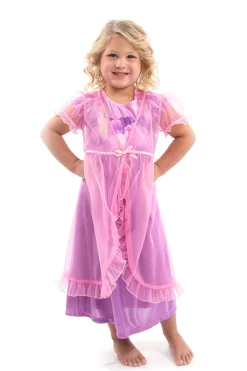 Nightgowns>Little Adventures Rapunzel Nightgown With Pink Robe