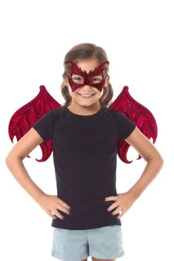 Knights & Dragons>Little Adventures Red Dragon Wing & Mask Set