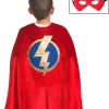 Dress Ups>Little Adventures Red Hero Cape & Mask Set