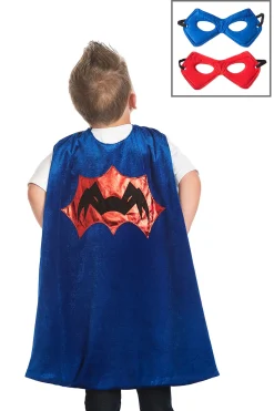 Dress Ups>Little Adventures Spider Cape & Mask Set