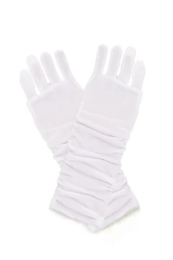 Accessories>Little Adventures White Princess Gloves